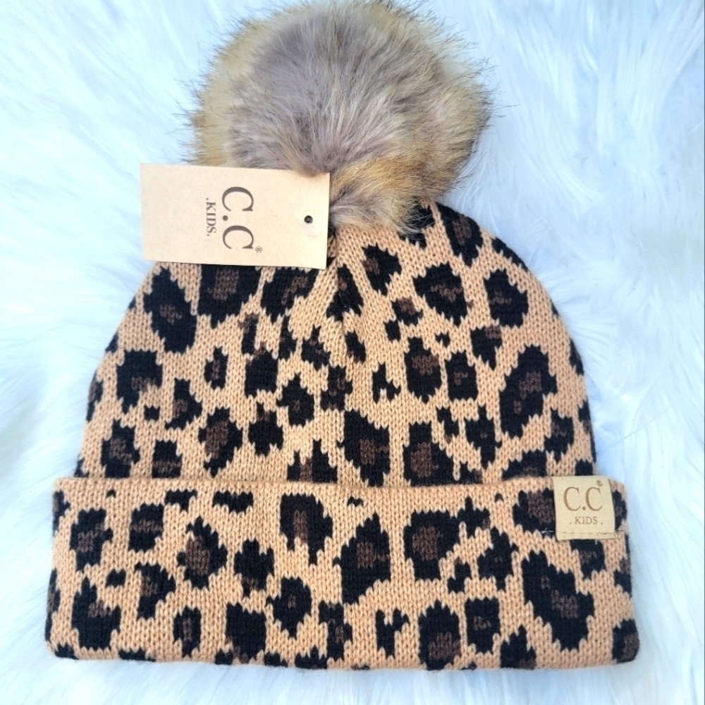 NWT C.C Knit Hat with Pom Pom